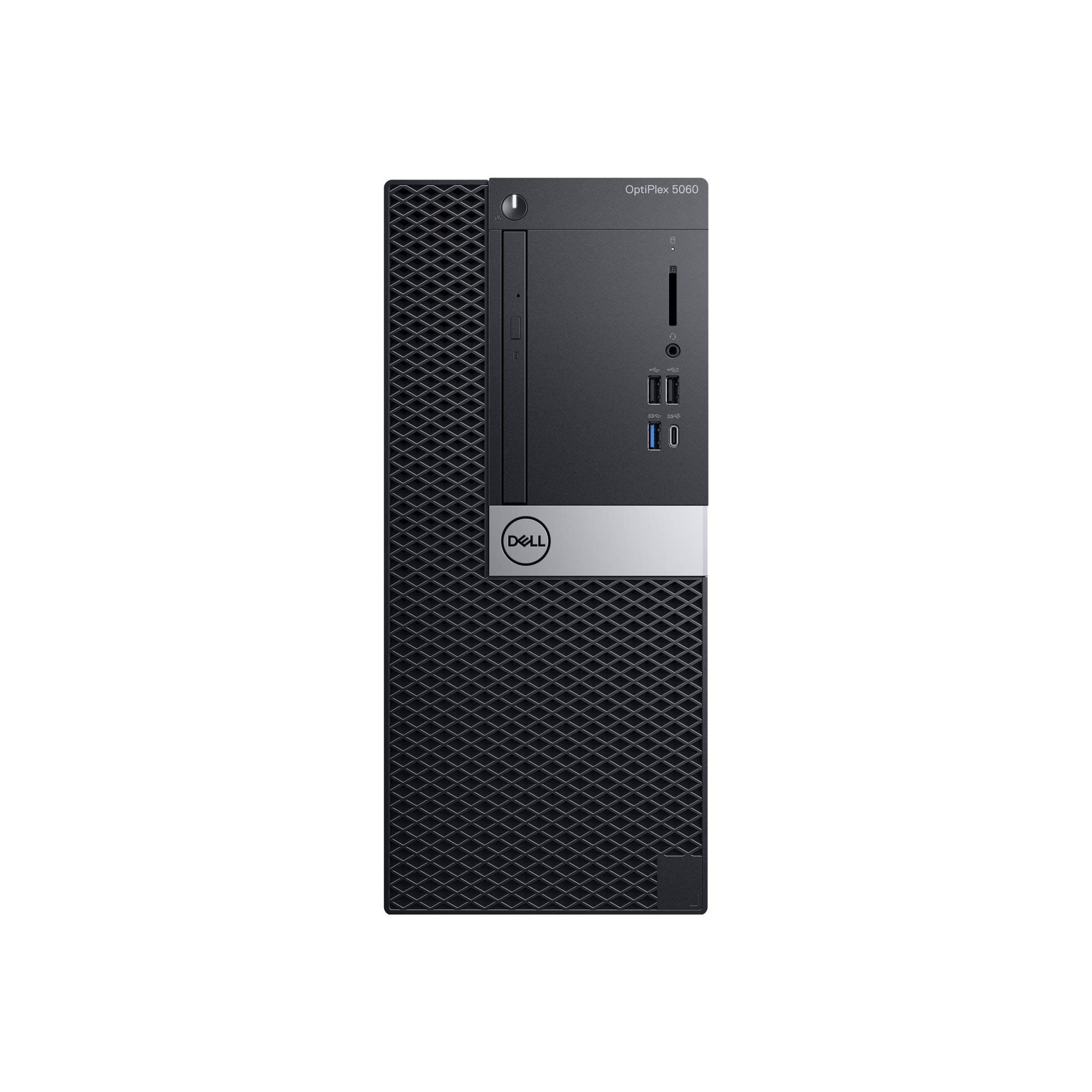 Dell Optiplex 5060 Intel Core i5-8500 X6 4.1GHz 16GB 512GB SSD Win10, Black (Renewed)