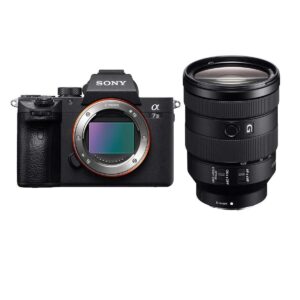 sony alpha a7 iii 24.2mp full frame mirrorless digital interchangeable-lens camera - bundle with sony fe 24-105mm f/4 g oss standard zoom e-mount lens