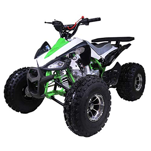 X-PRO 125cc ATV 4 Wheeler ATV Quad Youth ATVs Quads 125cc ATVs with Big 18/19" Aluminum Wheels(Orange)