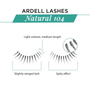 Ardell Natural Lashes False Eyelashes 104 Black (4 pack)