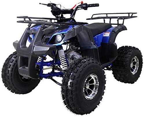 X-PRO 125cc ATV Quad 4 Wheeler Youth ATV Kids Quad ATVs (Blue)