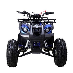 X-PRO 125cc ATV Quad 4 Wheeler Youth ATV Kids Quad ATVs (Blue)