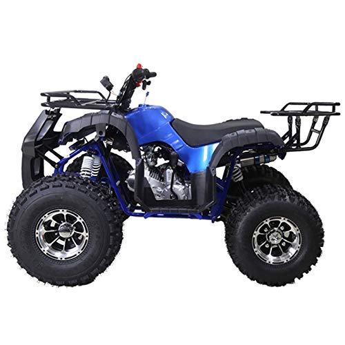 X-PRO 125cc ATV Quad 4 Wheeler Youth ATV Kids Quad ATVs (Blue)