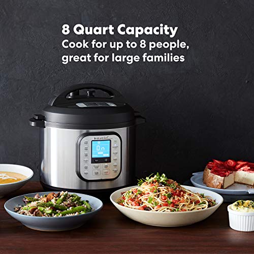 Instant Pot Duo Nova 7-in-1 Electric Pressure Cooker, Slow Cooker, Rice Cooker, Steamer, Saute, Yogurt Maker, Sterilizer, and Warmer, 8 Quart, 14 One-Touch Programs