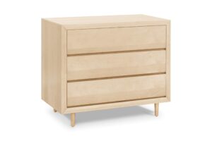 ubabub nifty 3-drawer dresser, natural birch