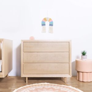 Ubabub Nifty 3-Drawer Dresser, Natural Birch