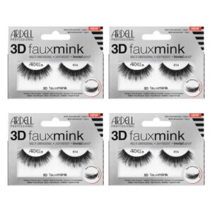 ardell false eyelashes 3d faux mink 854, 4 pairs