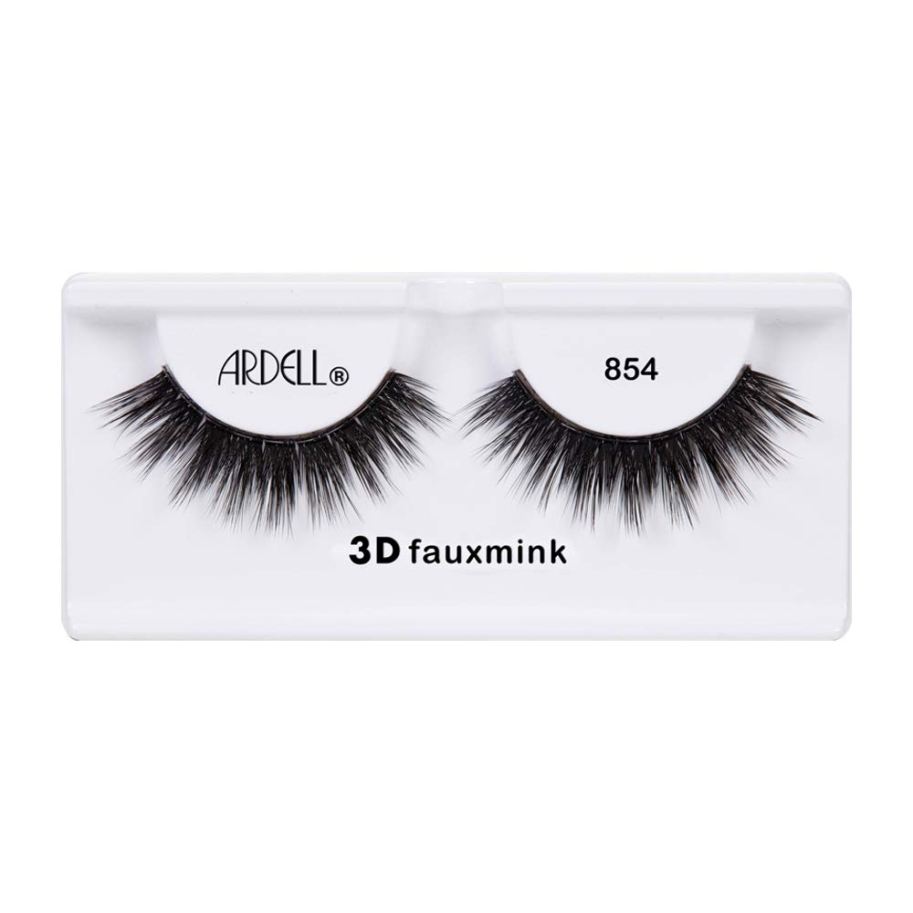 Ardell False Eyelashes 3D Faux Mink 854, 4 pairs