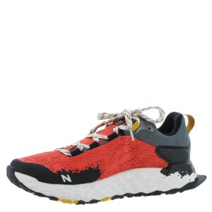 new balance women's fresh foam hierro v5 trail running shoe, toro red/black, 11