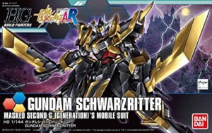 bandai hgbf 1/144 gundam schwarzritter model kit 5058252