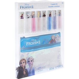 Disney Frozen 2 - Townley Girl Anna and Elsa Lip Gloss Set with Sequin Bag, Ages 3+ (9 Pcs)