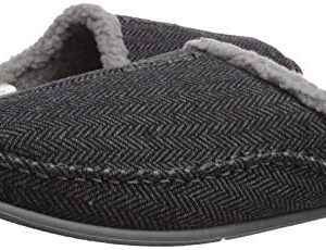 Deer Stags Unisex Nordic Tweed Slipper / Black / Men's 12 US / Wide