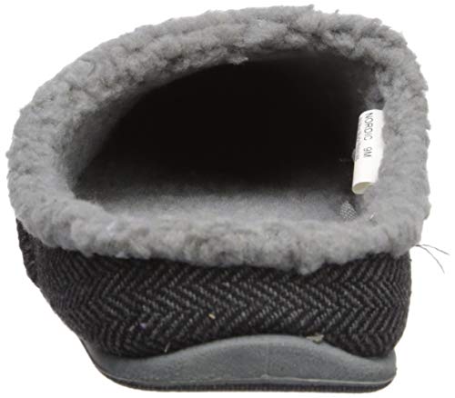 Deer Stags Unisex Nordic Tweed Slipper / Black / Men's 12 US / Wide