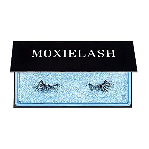 MoxieLash Magnetic Eyelashes with Eyeliner Kit - Baby Bundle - Natural Looking False Eyelashes - Set of Baby Lashes + Magnetic Eyeliner + Eyeliner Remover Swabs - USA Owned - No Glue