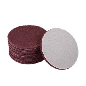 uxcell 5 inch scrubber scouring pads drill scuffing disc hoop and loop surface conditioning disc 8pcs