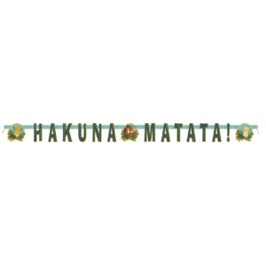 Lion King Hakuna Matata Jointed Banner | 5.63 Ft | 1 Pc