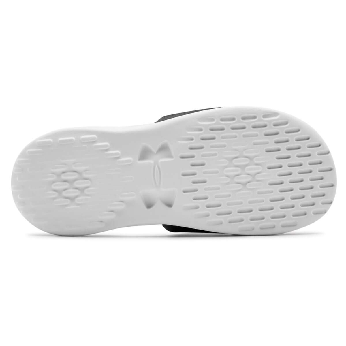 Under Armour Women's Playmaker Fixed Strap Sandal, White (104)/beta, 12 M US