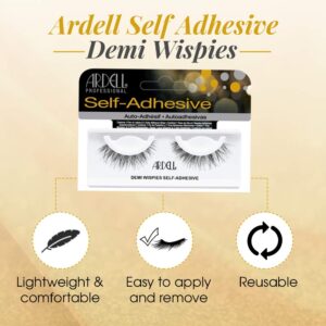 Ardell False Eyelashes Self-Adhesive Demi Wispies 4 pack