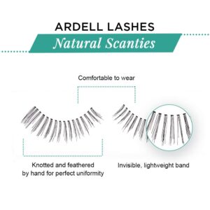 Ardell Natural Lashes False Eyelashes Scanties Black (4 pack)