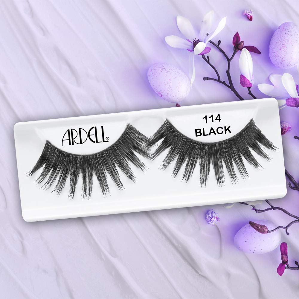 Ardell False Eyelashes Glamour Strip Lashes 114 Black 4 Pack