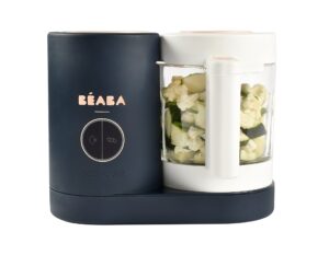 beaba babycook neo baby food maker | non-toxic glass & stainless steel | trusted by celebrity moms | sustainable baby food processor | global leader | 34 servings in 20 mins