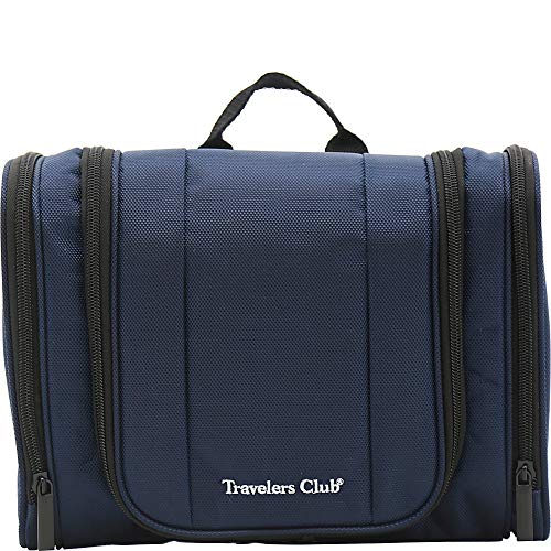 Travelers Club 11" Toiletry Kit Travel Accessory, Charcoal, 11 Inch