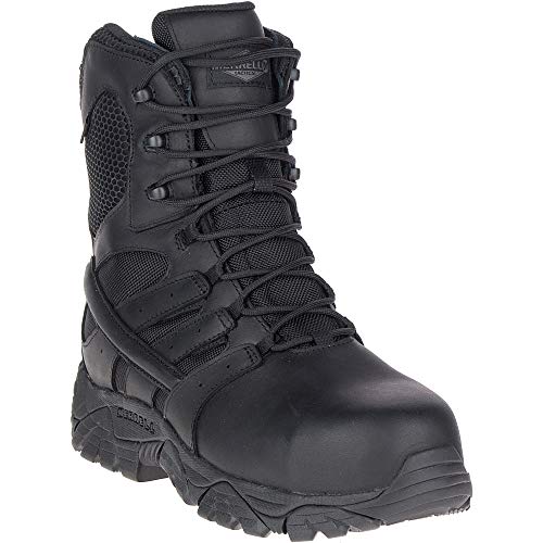 Merrell J17555W10.0 Moab 2 8" Response WP CT - Black Black 10.0