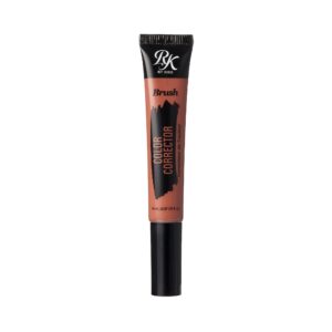 ruby kisses hd concealer & foundation flawless full cover brush face makeup (orange corrector)