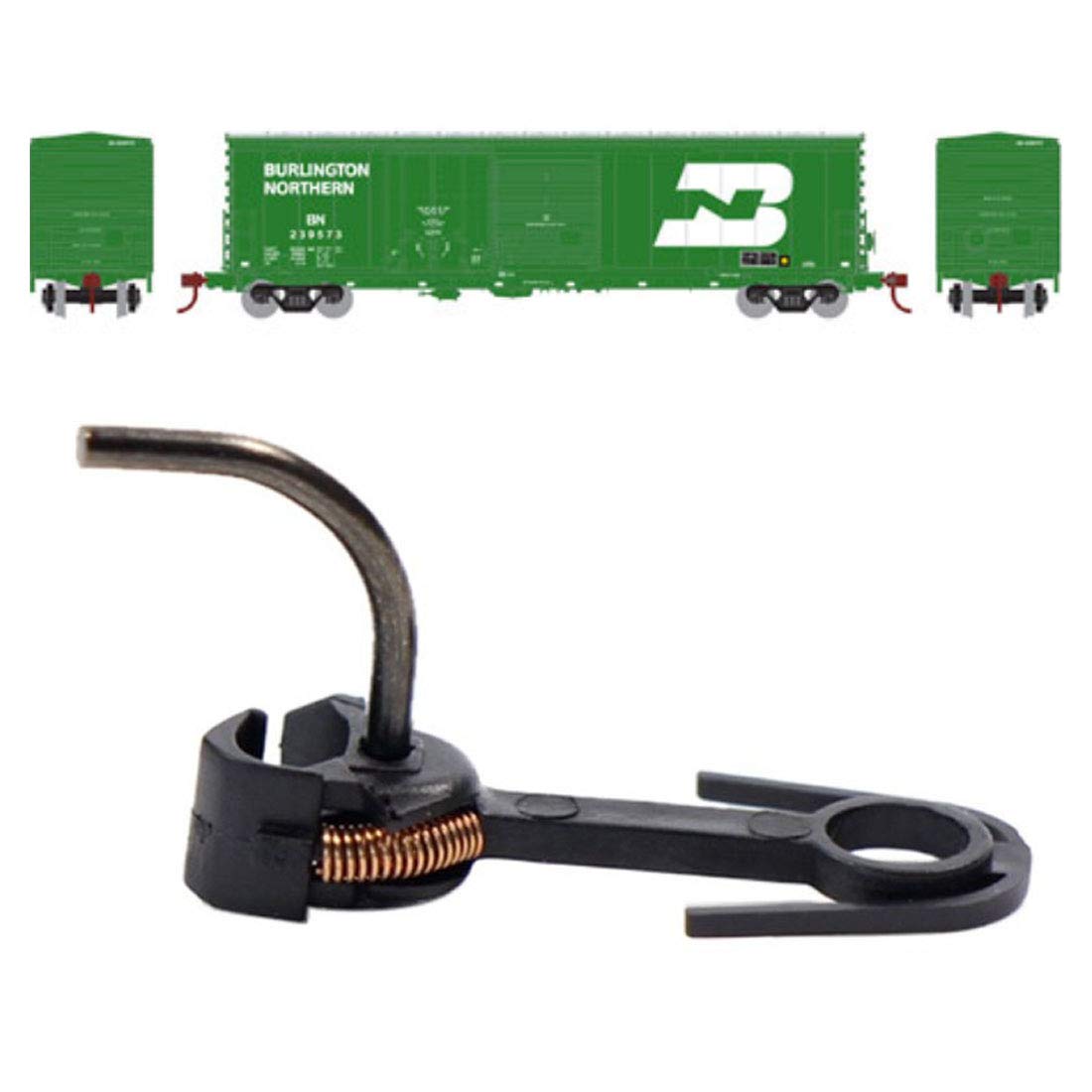 Yamix 12Pcs Model Trains HO Scale Couplers 20mm E-Z Mate Knuckle ...