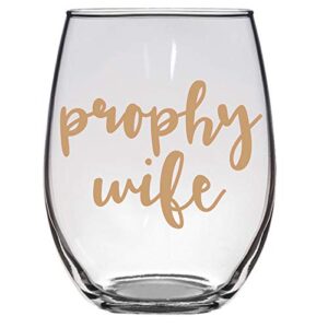 Prophy Wife Wine Glass, Dental Hygienist Gift, Dentist, Funny Wine Glass