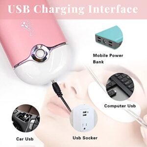 GreenLife® USB Rechargeable Portable Mini Fan Cooling Fan Bladeless Handheld Eyelash dryer Mini Handheld Fan Air Conditioning Blower for Eyelash Extension,eyelash extension kit