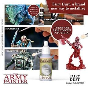 The Army Painter Fairy Dust Warpaint - Acrylic Non-Toxic Heavily Pigmented Water Based Paint for Tabletop Roleplaying, Boardgames, and Wargames Miniature Model Painting