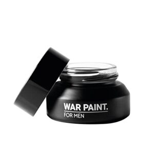 war paint for men cream concealer - infused with tea tree oil for healthy looking skin - vegan friendly & cruelty-free - blendable - natural looking makeup for men - fair shade - 5g