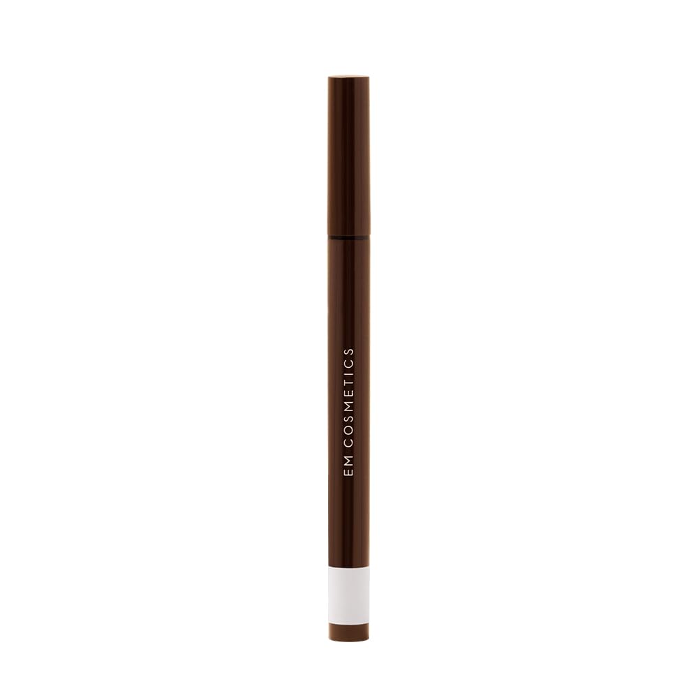 EM COSMETICS Illustrative Eyeliner, Liquid Eyeliner, 0.55 ml/ 0.019 fl oz (Brown Brush Tip)