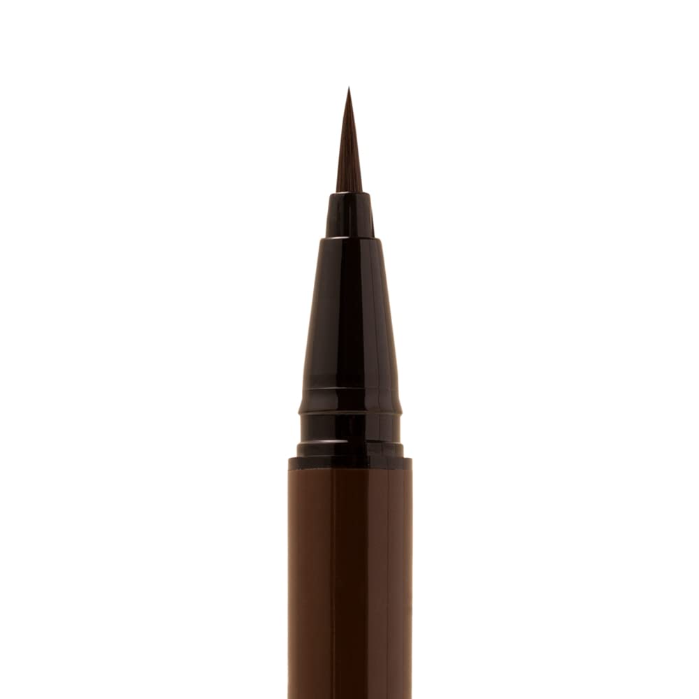 EM COSMETICS Illustrative Eyeliner, Liquid Eyeliner, 0.55 ml/ 0.019 fl oz (Brown Brush Tip)