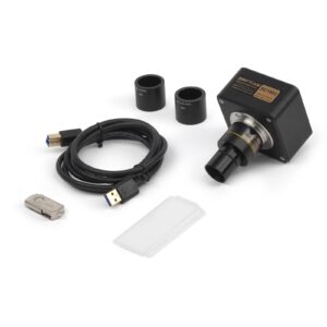 Swiftcam 16 Megapixel Camera for Microscopes, with Reduction Lens, Calibration Kit, Eyetube Adapters, and USB 3.0 Cable, Compatible with Windows/Mac/Linux