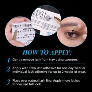 Ardell Individuals False Eye Lashes Mini Black 4 Pack, Extra Short Lash Minis Adds Volume To Natural Eyelashes