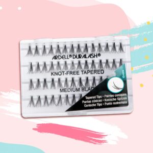 Ardell False Eyelashes Soft Touch Individuals Knot-Free Medium Black 4 Pack