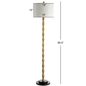 Safavieh FLL4045A Lighting Kolten Antique Brass 60.5-inch (LED Bulb Included) Floor Lamp