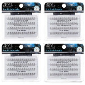 ardell individuals false eye lashes short brown 4 pack