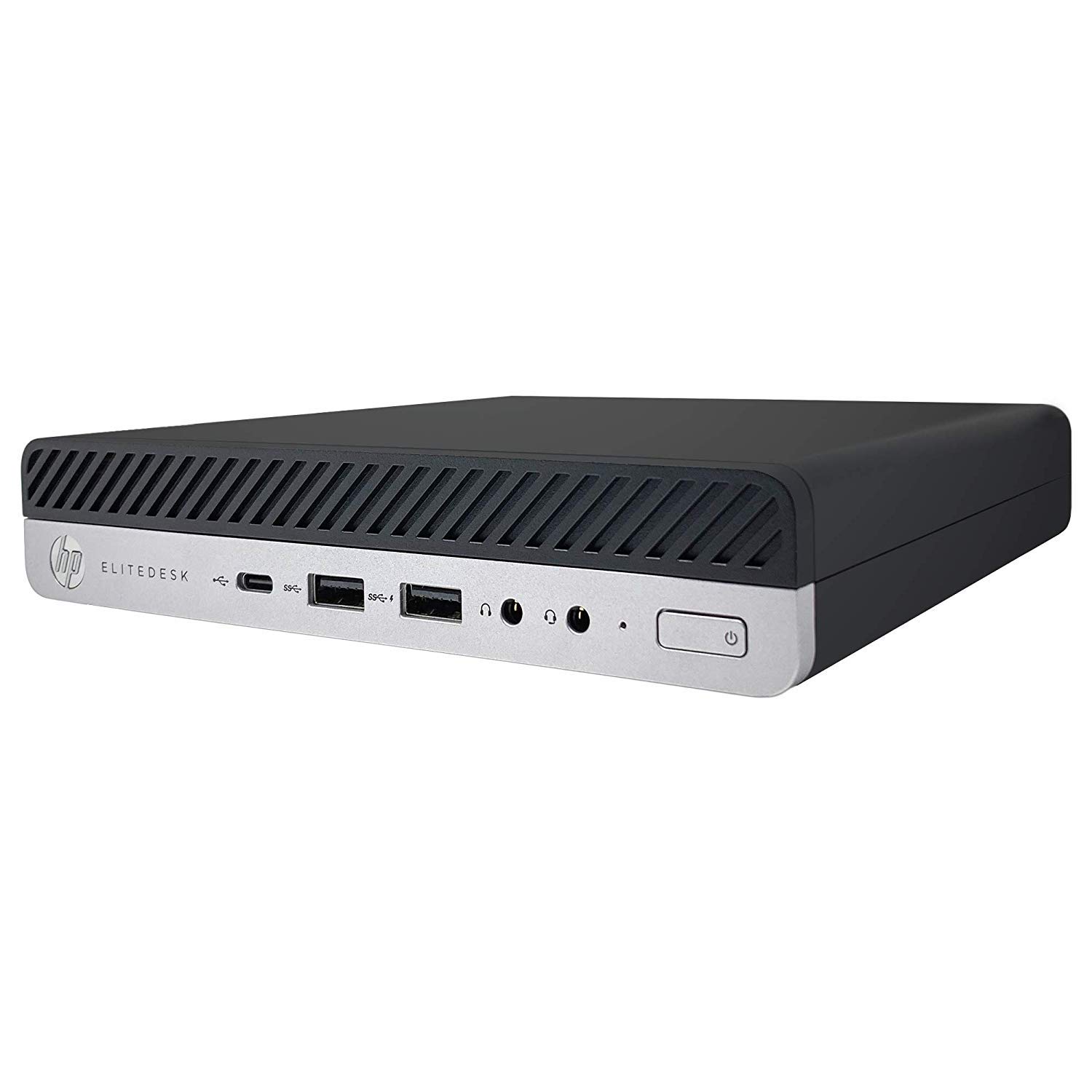 HP EliteDesk 800 G4 Mini Desktop Computer - 2.1 GHz Intel Core i5-8500T Six-Core - 128GB SSD - 8GB - Windows 10 pro (Renewed)