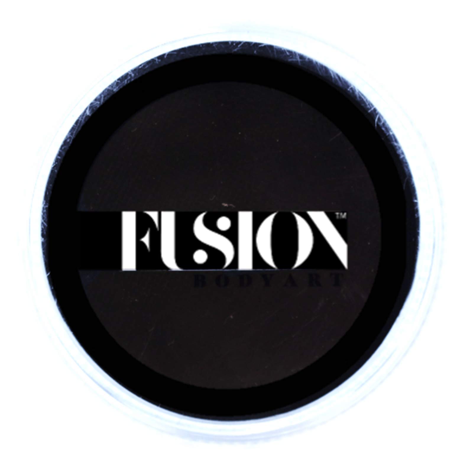Fusion Body Art Pro Face Paint | Prime Strong Black (32gm), Professional Quality Water Activated Face and Body Paint Supplies Single Makeup Cake Hypoallergenic, Non-Toxic, Safe, Vegan
