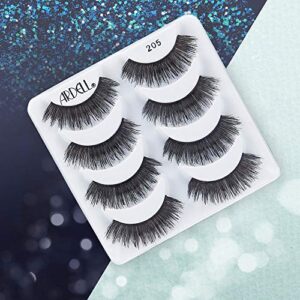 Ardell False Eyelashes 4 Pack Double Up 205, x 2 packs (4 pairs per pack)