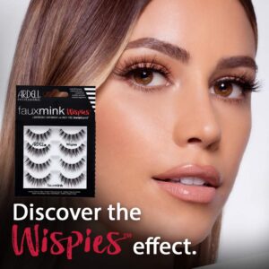 Ardell False Lashes Faux Mink Wispies Multipack, 2 pk x 4 pairs