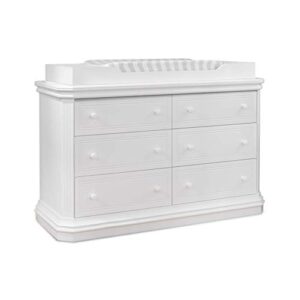 Sorelle Furniture Topper for Double Dresser, White, Crib