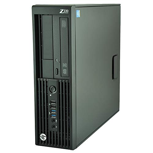 HP z230 Workstation SFF Business Desktop Computer, Core i7 4790 Up to 4.0Ghz, 16GB RAM, 480GB SSD, DisplayPort, HDMI, Wi-Fi, USB 3.0, Windows 10 Pro (Renewed)