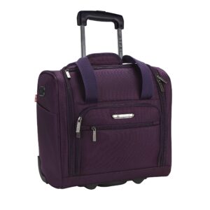 tprc seat carry-on bag, purple, underseater 15-inch