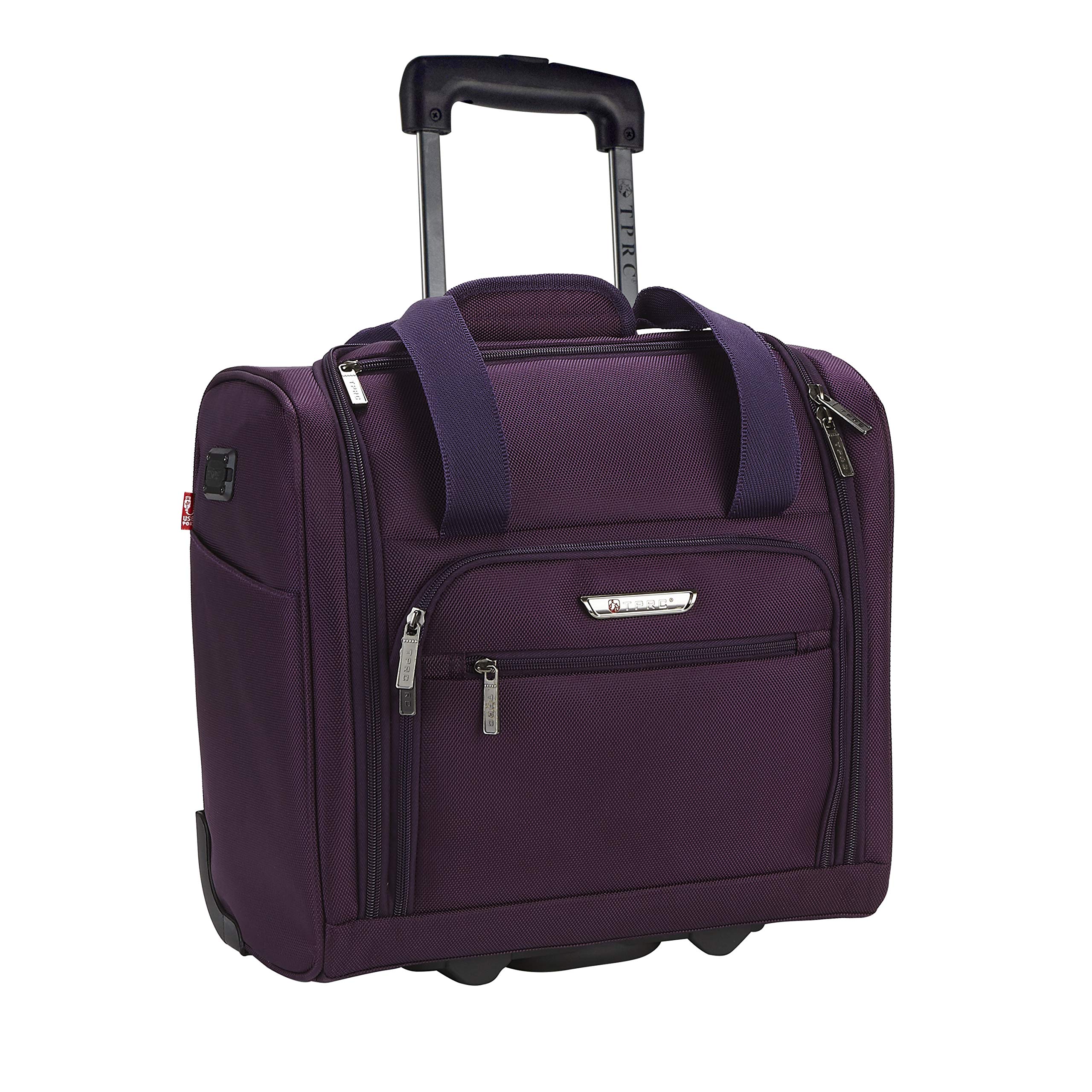 TPRC Seat Carry-On Bag, Purple, Underseater 15-Inch