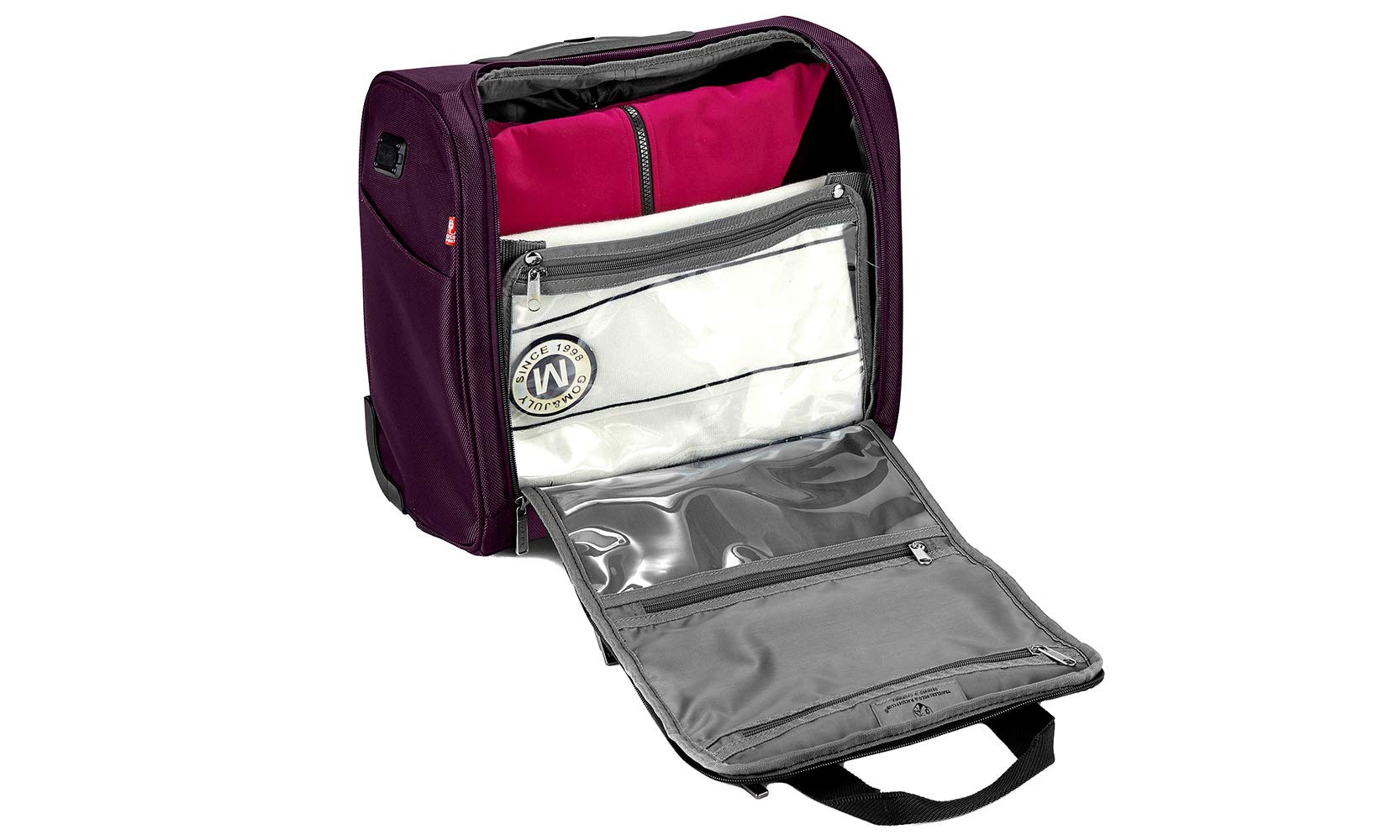 TPRC Seat Carry-On Bag, Purple, Underseater 15-Inch