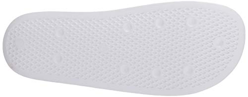 adidas Originals Men's Adilette Lite Slide, White/Core Black/White, 11